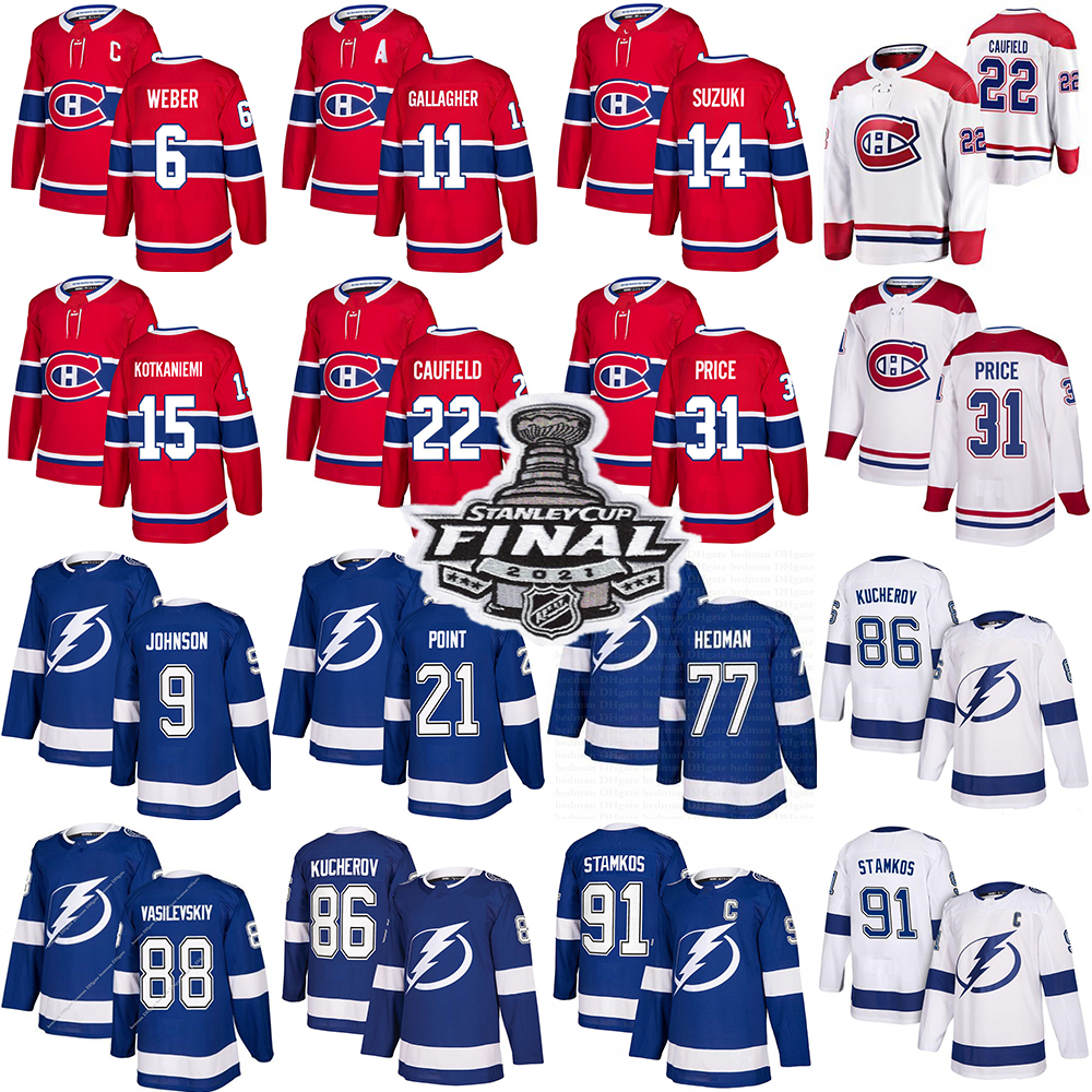 Montreal Canadiens hockey jerseys 22 Cole Caufield 14 Nick Suzuki 31 Carey Price Tampa Bay Lightning 91 Steven Stamkos 86 Kucherov 77 Hedman, Red 15
Montreal Canadiens hockey jerseys 22 Cole Caufield 14 Nick Suzuki 31 Carey Price Tampa Bay Lightning 91 Steven Stamkos 86 Kucherov 77 Hedman, Red 15