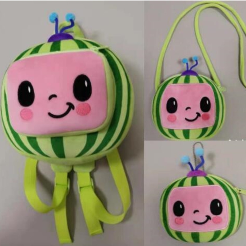 New cocomelon plush doll backpack crossbody bags kids boys girls fanny pack cartoon purses wallet coin bags shoulder bag baby school pack schoolbag G877GSL, Asshow
New cocomelon plush doll backpack crossbody bags kids boys girls fanny pack cartoon purses wallet coin bags shoulder bag baby school pack schoolbag G877GSL, Asshow