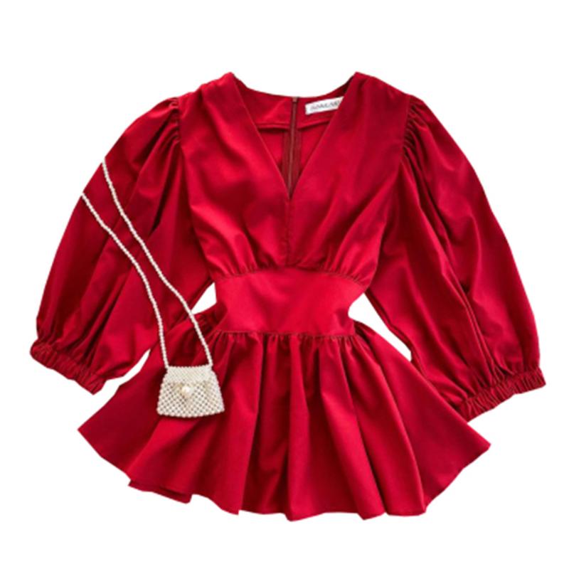 Women's Blouses & Shirts Autumn Spring 2022 V Neck Slim Waist Ruffles Blouse Beach Puff Long Sleeve Blusas Mutlicolor Shirt PZ2764, White
Women's Blouses & Shirts Autumn Spring 2022 V Neck Slim Waist Ruffles Blouse Beach Puff Long Sleeve Blusas Mutlicolor Shirt PZ2764, White