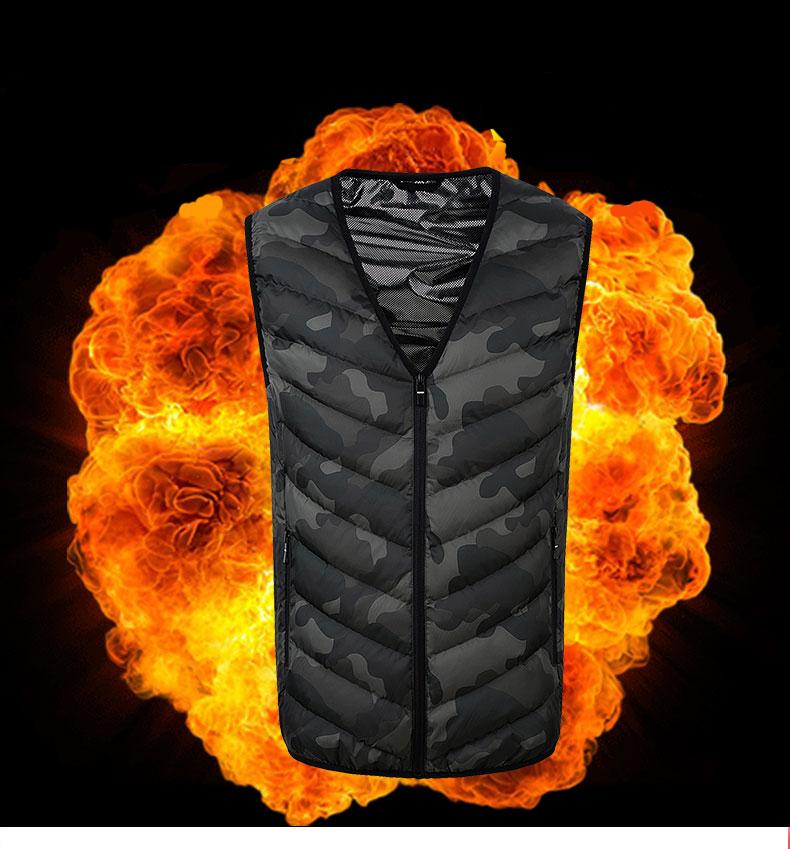 Men's Vests Winter 3Places Smart Heated Vest Men Usb Jacket Camouflage Heating Thermal Clothes Waterproof Jackets, Black
Men's Vests Winter 3Places Smart Heated Vest Men Usb Jacket Camouflage Heating Thermal Clothes Waterproof Jackets, Black