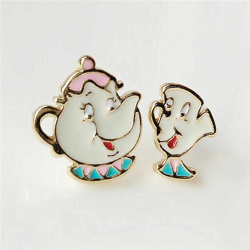 Stud YQ059 Metal Earrings Teapot Cup Pierce Ear Studs With Steel Needle Woman Asymmetric Jewelry Gifts, Golden;silver
Stud YQ059 Metal Earrings Teapot Cup Pierce Ear Studs With Steel Needle Woman Asymmetric Jewelry Gifts, Golden;silver