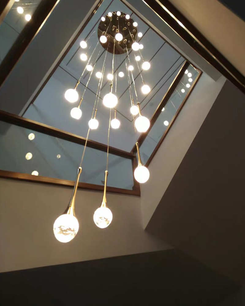 Luxury Crystal Long Staircase Chandelier Modern LED Cristal Hanging Lighting For Living Room Lobby Gold Home Decor Luminaire
Luxury Crystal Long Staircase Chandelier Modern LED Cristal Hanging Lighting For Living Room Lobby Gold Home Decor Luminaire
