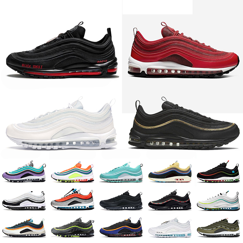 Top Quality 97s Running Shoes 97 Triple Black White Off University Red Nik Air Max AirMax MSCHF Lil Nas X Satan Trainers Sneakers
Top Quality 97s Running Shoes 97 Triple Black White Off University Red Nik Air Max AirMax MSCHF Lil Nas X Satan Trainers Sneakers