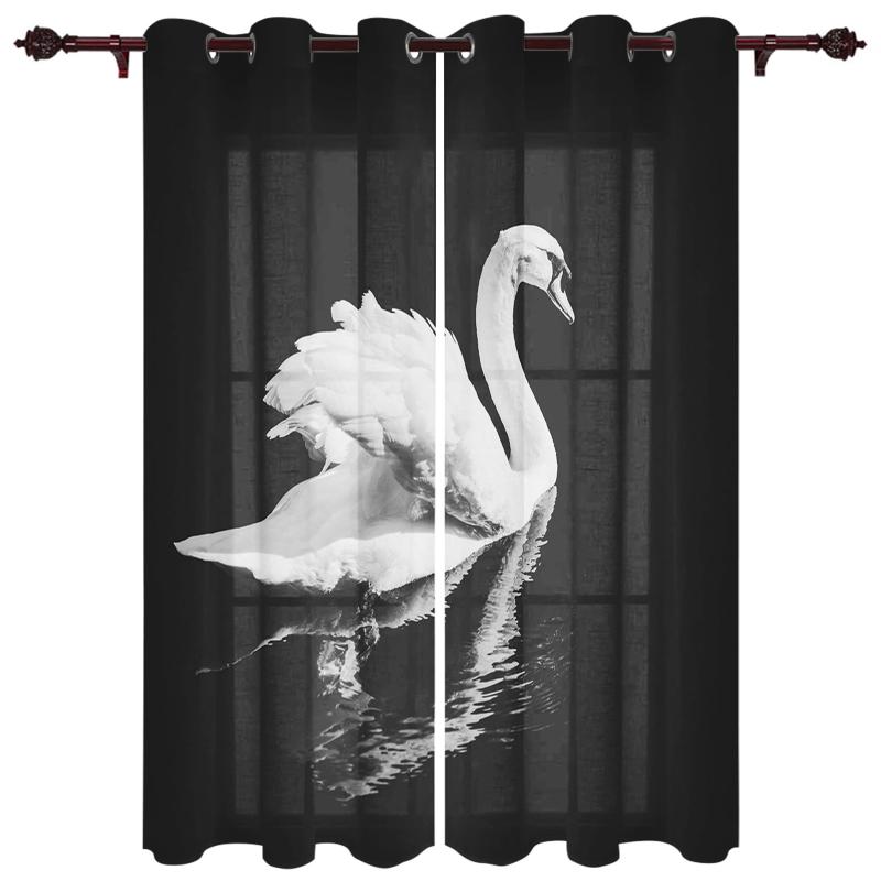 Luxury Modern Window Curtains White Swan Lake Calm Bedroom Living Room Dining Translucent Beautiful Curtain & Drapes
Luxury Modern Window Curtains White Swan Lake Calm Bedroom Living Room Dining Translucent Beautiful Curtain & Drapes