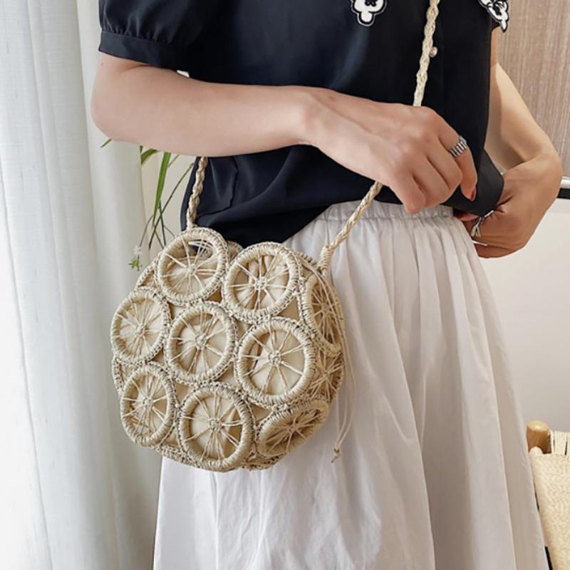 Evening Bags Circle Hollow Round Straw Female Bohemian Thin Summer Vacation Shoulder Woven Bag Beach Messenger Women
Evening Bags Circle Hollow Round Straw Female Bohemian Thin Summer Vacation Shoulder Woven Bag Beach Messenger Women