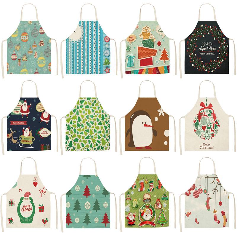 1Pcs Christmas Apron For Woman Pinafore Cotton Linen Kitchen Aprons 53*65cm Adult Bibs Home Baking Cooking Accessory PM0005
1Pcs Christmas Apron For Woman Pinafore Cotton Linen Kitchen Aprons 53*65cm Adult Bibs Home Baking Cooking Accessory PM0005