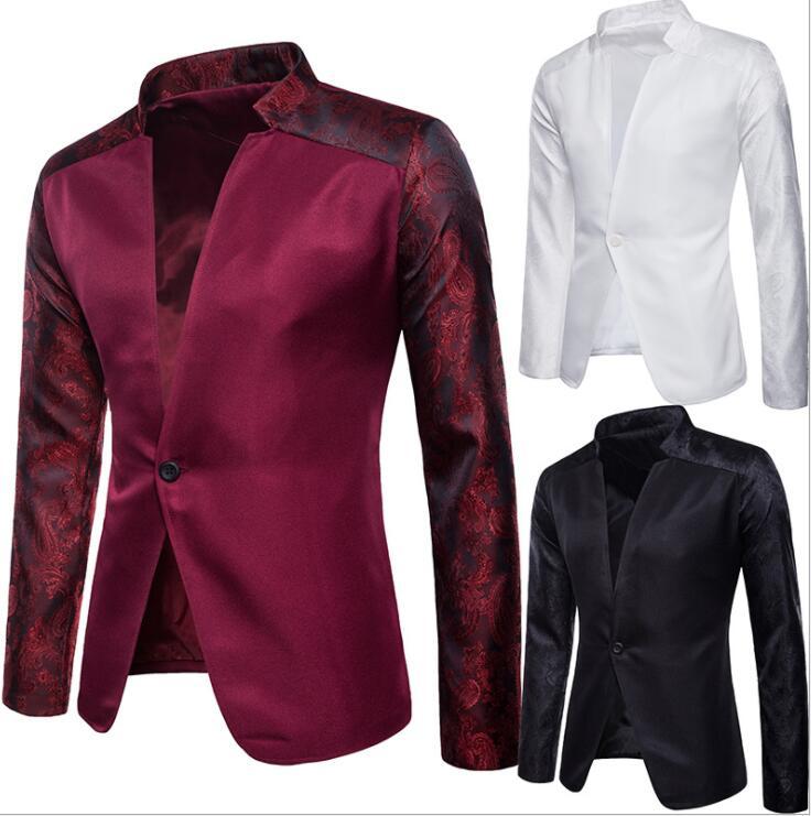 Men' Suits & Blazers Blazer Men Designs A Buckle Jacket Mens Stage Singers Clothes Dance Star Style Dress Punk Rock Masculino Homme Fashion, Black
Men' Suits & Blazers Blazer Men Designs A Buckle Jacket Mens Stage Singers Clothes Dance Star Style Dress Punk Rock Masculino Homme Fashion, Black