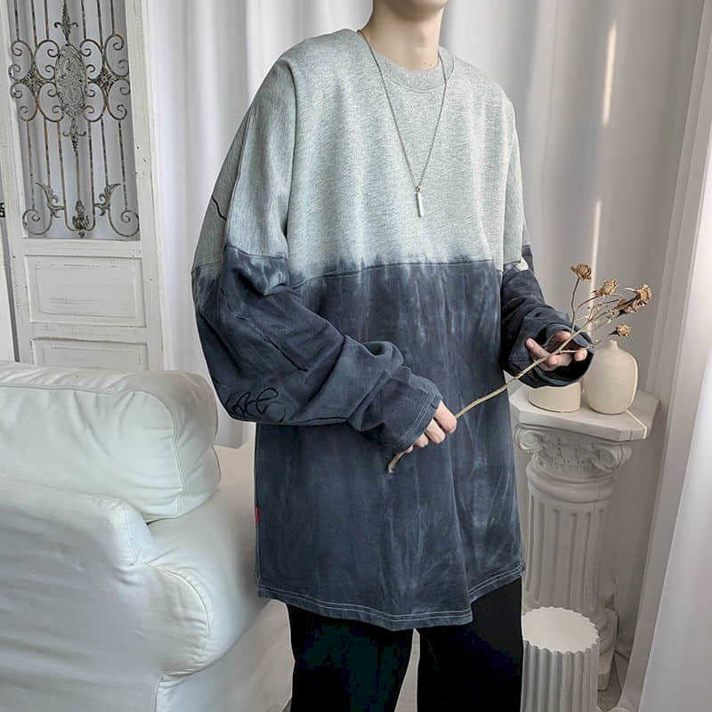 Long-sleeved T-shirt Men Women Tops Hip Hop Tie-dye Sweater Trend Loose Design Couple Street Gradient Color 210526, Dark orange
Long-sleeved T-shirt Men Women Tops Hip Hop Tie-dye Sweater Trend Loose Design Couple Street Gradient Color 210526, Dark orange