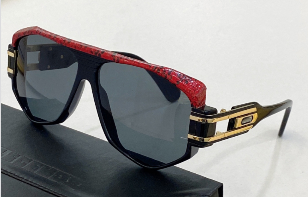 Legends 163 Sunglasses Red Leather Black Grey Shaded Sonnenbrille gafas de sol Men Sun Shades UV400 Protection with Box
Legends 163 Sunglasses Red Leather Black Grey Shaded Sonnenbrille gafas de sol Men Sun Shades UV400 Protection with Box