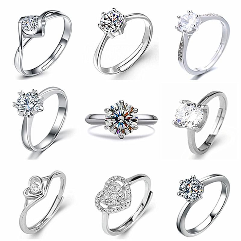 Wedding Rings Engagement Ring Trendy Jewelry S925 For Women Cubic Zirconia Charms Bridal White Gold Color
Wedding Rings Engagement Ring Trendy Jewelry S925 For Women Cubic Zirconia Charms Bridal White Gold Color