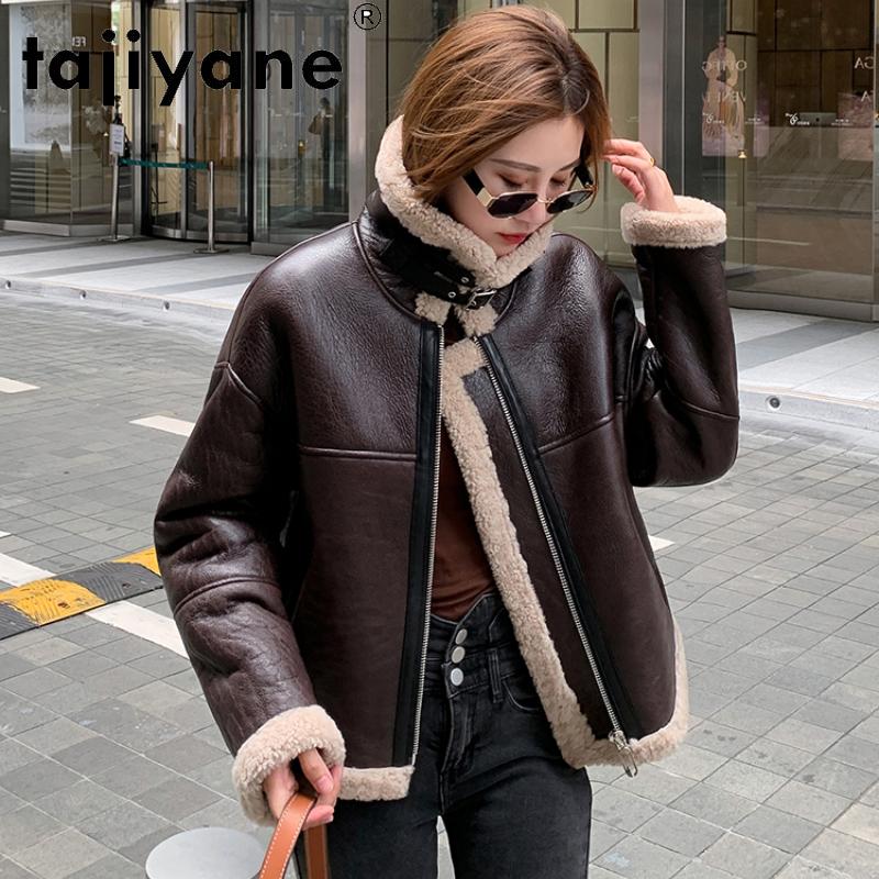 Women's Fur & Faux Tajiyane 2021 Winter 100% Genuine Lamb Coat Warm Thick Fashion Real Sheepskin Leather Jackets Casaco Feminino Gmm761, Black
Women's Fur & Faux Tajiyane 2021 Winter 100% Genuine Lamb Coat Warm Thick Fashion Real Sheepskin Leather Jackets Casaco Feminino Gmm761, Black
