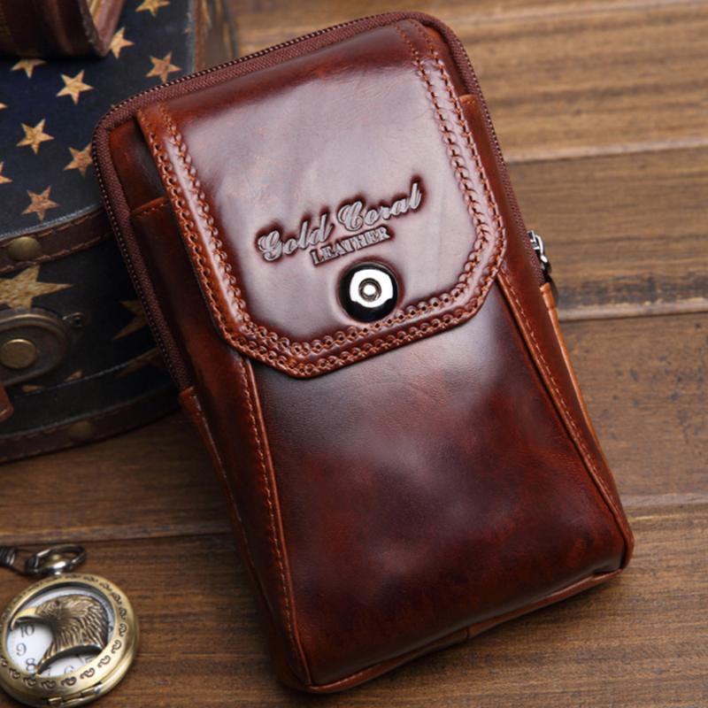 Waist Bags Men Genuine Leather Pack Cover Cigarette Belt Hip Purse For Father Gift Real Cowhide Hook Cell Mobile/Phone Case Fanny Bag, Black
Waist Bags Men Genuine Leather Pack Cover Cigarette Belt Hip Purse For Father Gift Real Cowhide Hook Cell Mobile/Phone Case Fanny Bag, Black