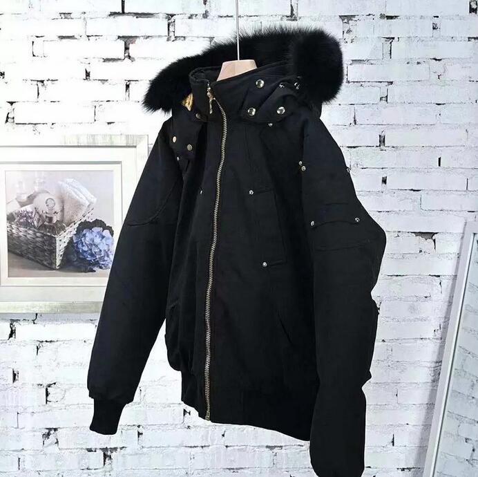 2021 Gold Tag Men Fur Collar Moose Jacket Down Coats Mens Warm Man Winter Coat Outwear Jackets Parkas Canada knuckles Doudoune, Black fur
2021 Gold Tag Men Fur Collar Moose Jacket Down Coats Mens Warm Man Winter Coat Outwear Jackets Parkas Canada knuckles Doudoune, Black fur