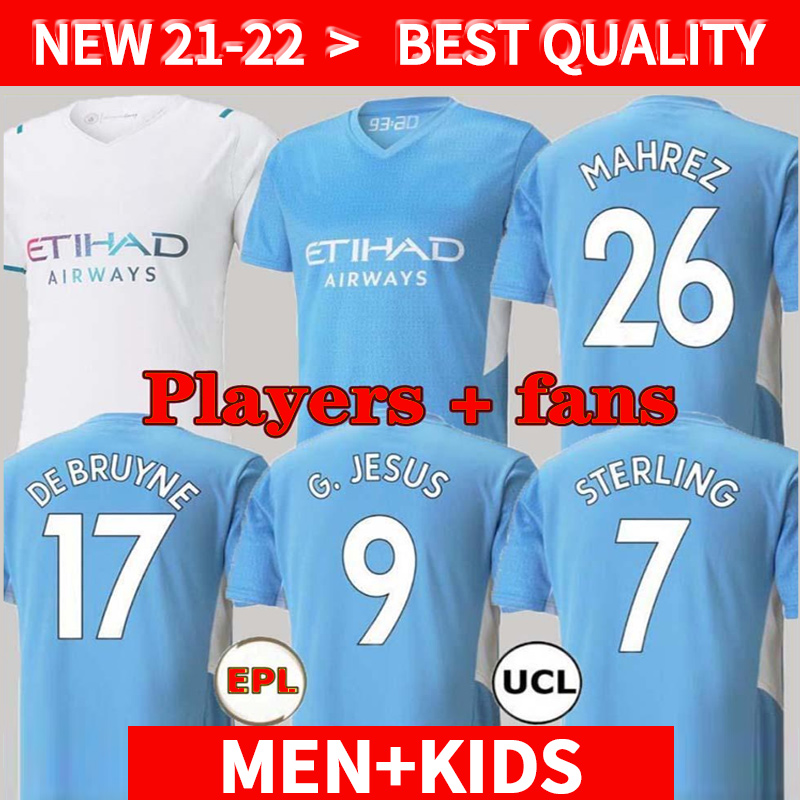 Player version Manchester soccer jerseys 21 22 City GREALISH STERLING FERRAN DE BRUYNE FODEN BERNARDO 2021 2022 football shirts men + kids kit sets uniform, 2122 home men+patch1
Player version Manchester soccer jerseys 21 22 City GREALISH STERLING FERRAN DE BRUYNE FODEN BERNARDO 2021 2022 football shirts men + kids kit sets uniform, 2122 home men+patch1