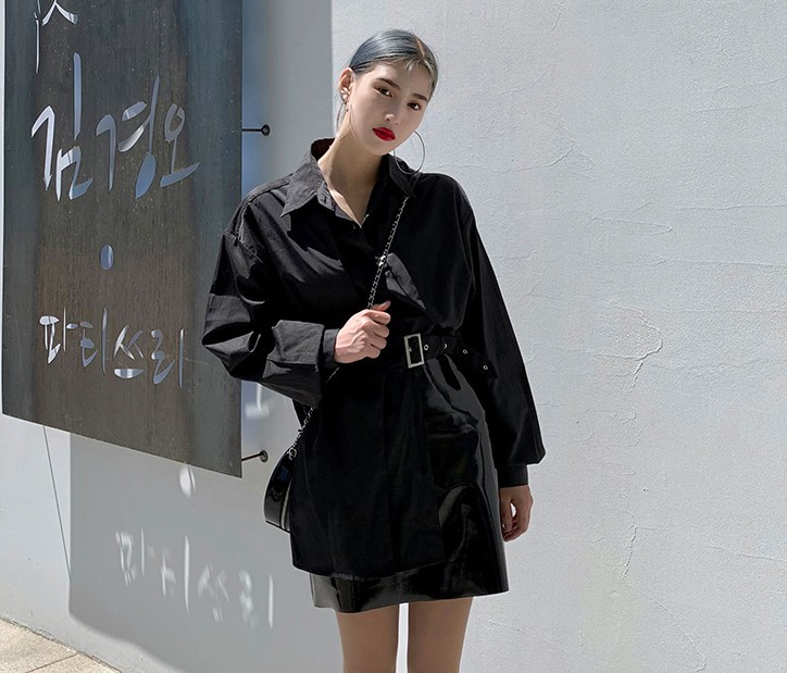 Korean Chic Women Loose Blouse Long Sleeve OL Shirt Fashion Spring Summer All Match Solid Blusas Femme 210519