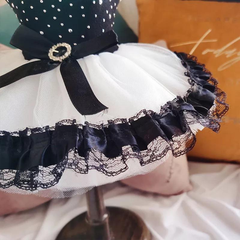 Dog Apparel Summer Dress Tullle Pets Clothes For Small Dogs Party Wedding Dresses Bowknot Puppy Costume Spring Pet Chihuahua