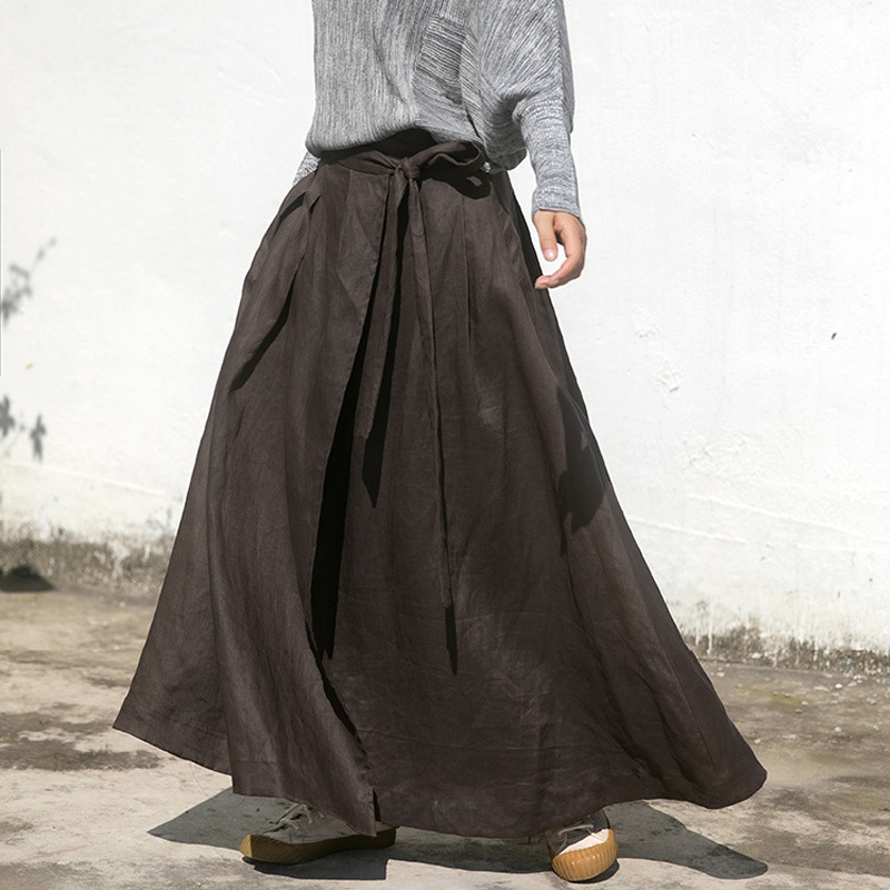Johnature Women Autumn A-Line Linen Skirts Bandage Autumn High Quality Female Vintage Zipper Fly Skirts 210521, Brown
Johnature Women Autumn A-Line Linen Skirts Bandage Autumn High Quality Female Vintage Zipper Fly Skirts 210521, Brown