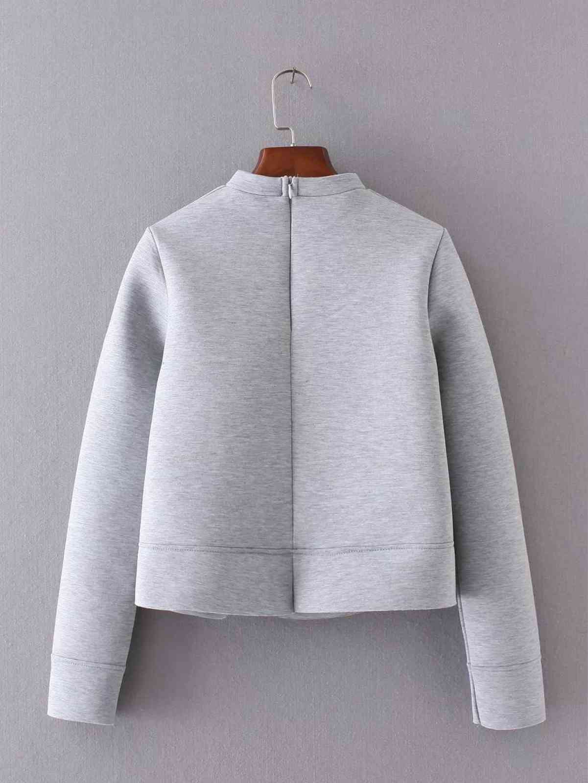 YD-50-8251 and the wind fall fashion bow collar sleeve head space cotton casual 211109