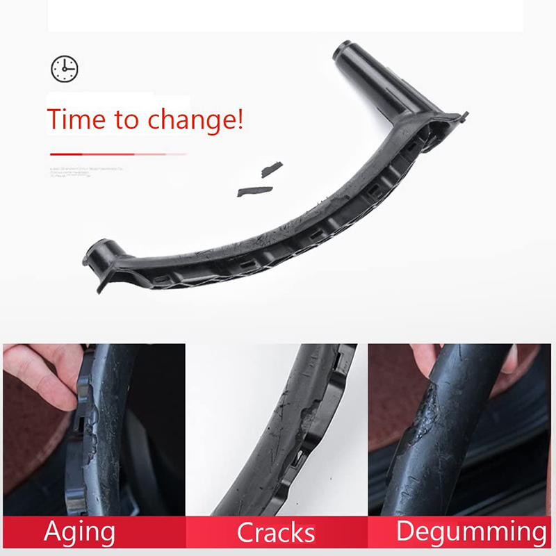 Door Pull Handle Inner Doors Trim Grab Cover Passenger Side Right Front Rear Armrest Bracket For BMW X5 X6 (Leather Covers NOT Inculded) Parts