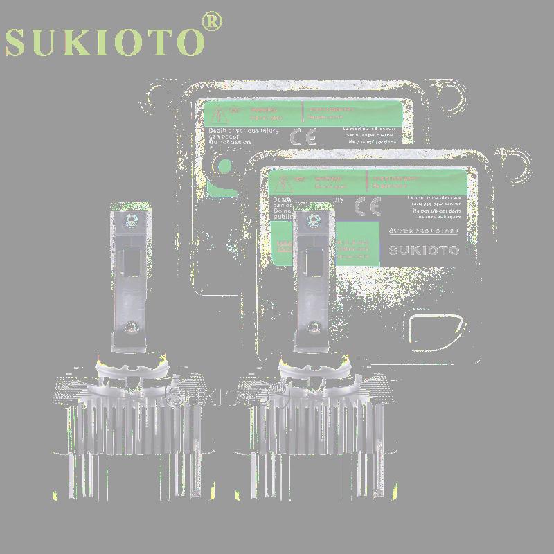 Car Headlights SUKIOTO 1 Set Super Vision LED D1S Headlight Kit 6000K White Error Free Canbus Light Bulb With D3S Ballast Reactor
Car Headlights SUKIOTO 1 Set Super Vision LED D1S Headlight Kit 6000K White Error Free Canbus Light Bulb With D3S Ballast Reactor