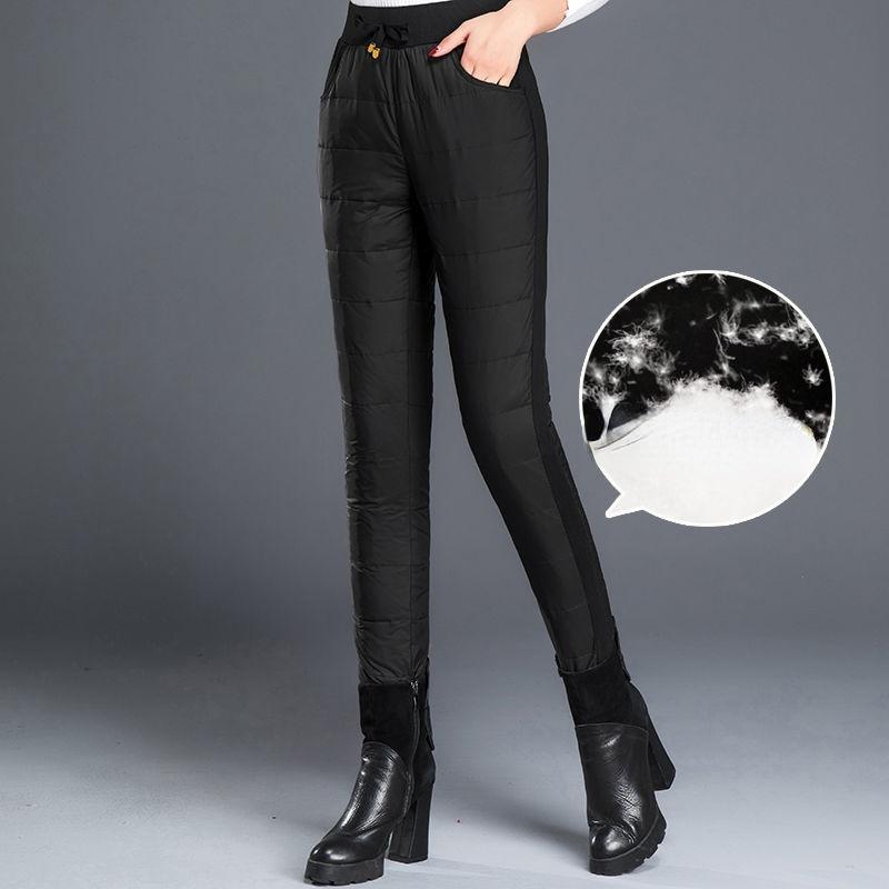 Women's Pants & Capris Women Winter Casual Loose Fashion Warm Plus Size Down Cotton Female Solid Snow Wear High Waist Thick H263, Black;white 
Women's Pants & Capris Women Winter Casual Loose Fashion Warm Plus Size Down Cotton Female Solid Snow Wear High Waist Thick H263, Black;white
