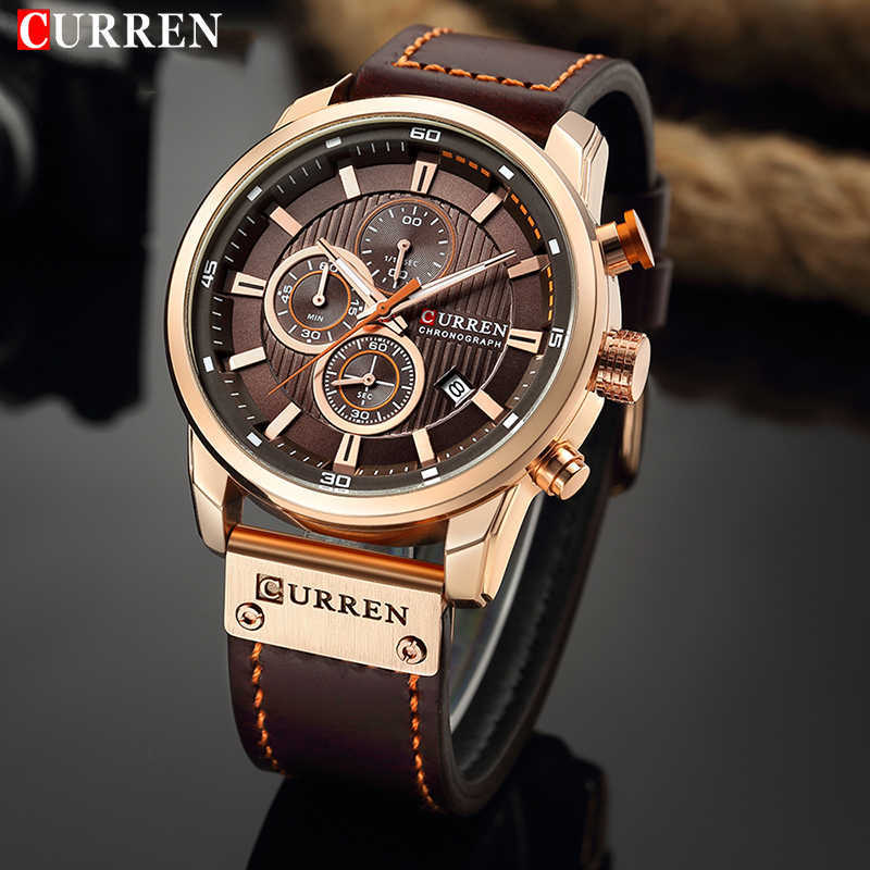 CURREN Brand Watch Men Leather Sports Watches Men's Army Military Quartz Wristwatch Chronograph Male Clock Relogio Masculino Y0525, Silver black
CURREN Brand Watch Men Leather Sports Watches Men's Army Military Quartz Wristwatch Chronograph Male Clock Relogio Masculino Y0525, Silver black