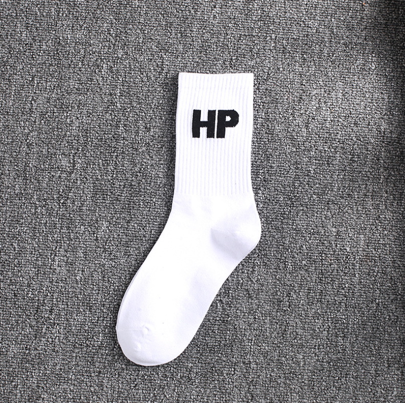 Ader error world Black white socks Men's and Women's Breathable Skateboard Street Dance Casual Harajuku Socks