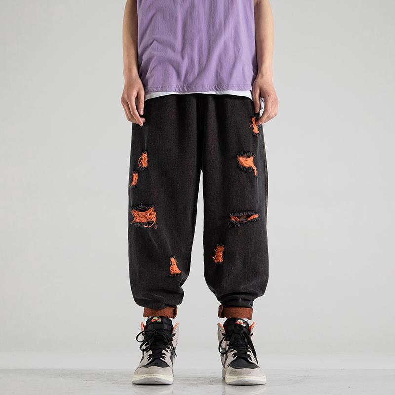 Men's Jeans Ripped Men Autumn Drawstring Denim Pants Fashion Street Loose Straight Washed Hole Cowboy Trousers Male Plus Size 5XL, Black
Men's Jeans Ripped Men Autumn Drawstring Denim Pants Fashion Street Loose Straight Washed Hole Cowboy Trousers Male Plus Size 5XL, Black