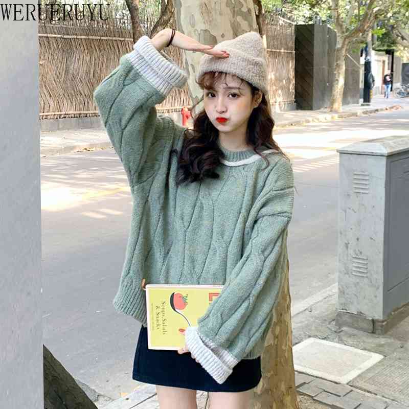 WERUERUYU Women O Neck Sweaters Sweater Women Sweater Jumper Candy Color Harajuku Chic Short Sweater Girl 210608, Photo color
WERUERUYU Women O Neck Sweaters Sweater Women Sweater Jumper Candy Color Harajuku Chic Short Sweater Girl 210608, Photo color