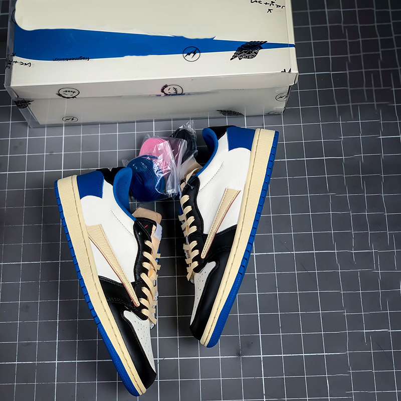 Top quality jumpman 1 Travis Scotts x Low basketball shoes 1s classic Military Blue running shoe sneakers With OG white box, #1
Top quality jumpman 1 Travis Scotts x Low basketball shoes 1s classic Military Blue running shoe sneakers With OG white box, #1