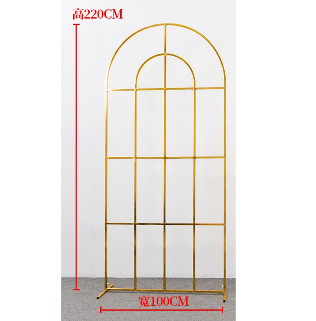 Outdoor Lawn Wedding Decoration Welcome Screen Iron Frame Plinth Table Flower Arch Birthday Balloons Rack Party Stage Backdrops Stand Fabric Display S