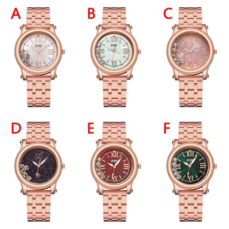 Wristwatches Women Casual Quartz Stainless Steel Band Diamonds Rhinestone Watch Fashion Rose Gold Romantic Luxury Bracelet
Wristwatches Women Casual Quartz Stainless Steel Band Diamonds Rhinestone Watch Fashion Rose Gold Romantic Luxury Bracelet