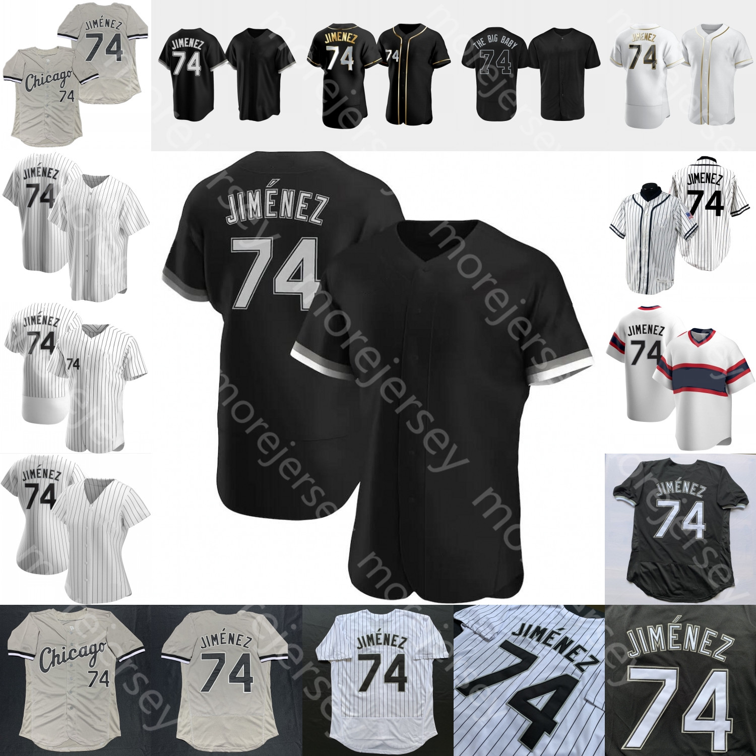 Eloy Jimenez Jiménez Jersey 1990 Turn Back Nickname Women Pinstripe Black White Golden Pullover Black Grey Player Fans Size S-3XL
Eloy Jimenez Jiménez Jersey 1990 Turn Back Nickname Women Pinstripe Black White Golden Pullover Black Grey Player Fans Size S-3XL