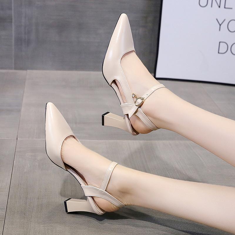 Sandals 2021 Summer Women High Heels Dress Shoes Pointed Toe Pump Ankle Strap Sandalias Mujer Ladies Shoe Black Sexy 9209G, Beige
Sandals 2021 Summer Women High Heels Dress Shoes Pointed Toe Pump Ankle Strap Sandalias Mujer Ladies Shoe Black Sexy 9209G, Beige
