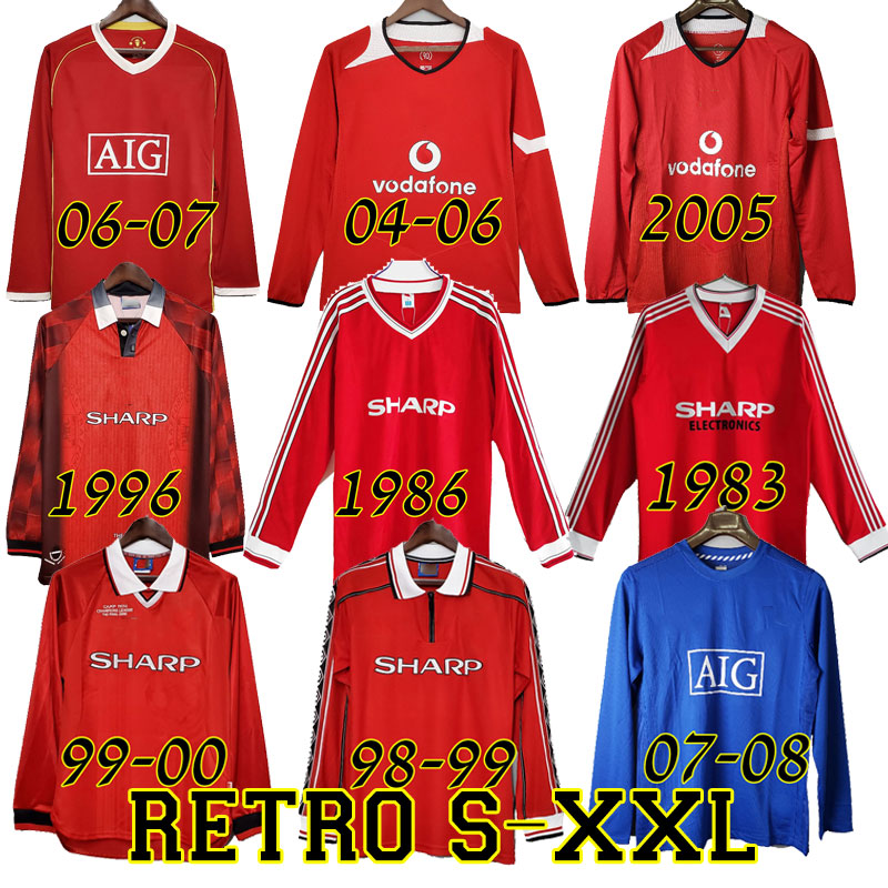 Man long sleeve United Retro soccer jersey UCL final match utd home 2002 04 2006 2007 BECKHAM CANTONA KEANE SCHOLES GIGGS Jersey 1998 99 2000 1983 1996 2005 away CARRICK, 1986
Man long sleeve United Retro soccer jersey UCL final match utd home 2002 04 2006 2007 BECKHAM CANTONA KEANE SCHOLES GIGGS Jersey 1998 99 2000 1983 1996 2005 away CARRICK, 1986