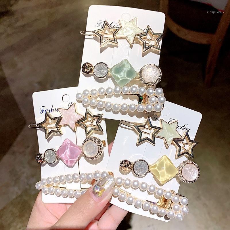 Girl Crystal Pearl Hair Clip Set Hairpin Headdress Styling Accessories Clips & Barrettes, Golden;silver
Girl Crystal Pearl Hair Clip Set Hairpin Headdress Styling Accessories Clips & Barrettes, Golden;silver