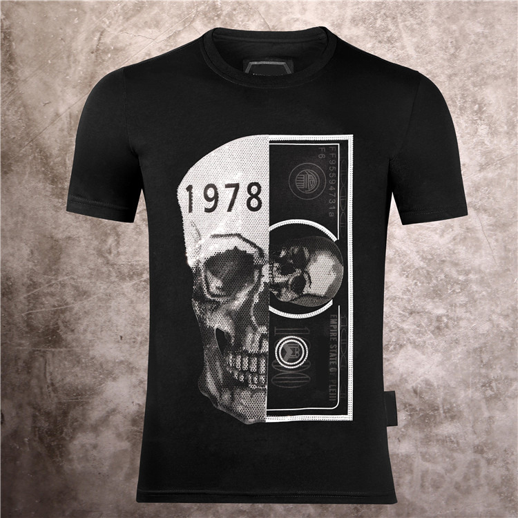 PP men t shirt spring and summer Jackets high grade cotton short sleeve tops round neck shirts luxury T-Shirt Size: M XL XXL 3XL skull EU top 1, White;black
PP men t shirt spring and summer Jackets high grade cotton short sleeve tops round neck shirts luxury T-Shirt Size: M XL XXL 3XL skull EU top 1, White;black