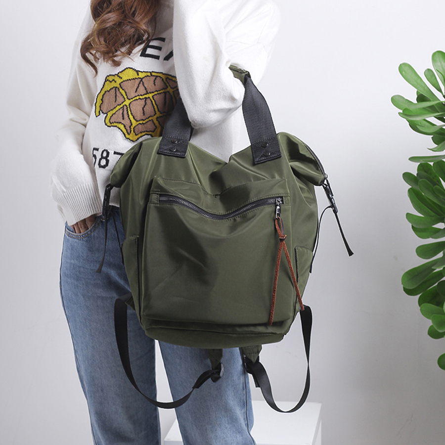 Women Fashion Nylon Waterproof Large Capacity Casual Solid Color Travel Laptop Backpack, Peach
Women Fashion Nylon Waterproof Large Capacity Casual Solid Color Travel Laptop Backpack, Peach