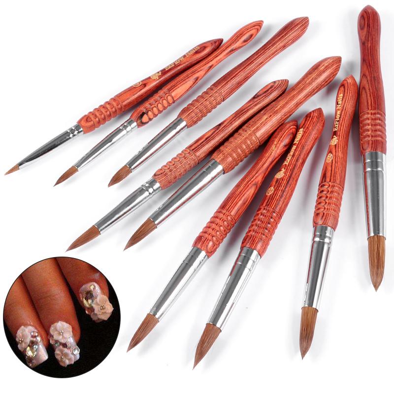 1pcs Professional Acrylic Nail Art Brush Wooden Handle Kolinsky Sable Pink Crystal For Poly Gel Decoration Brushes, Yellow
1pcs Professional Acrylic Nail Art Brush Wooden Handle Kolinsky Sable Pink Crystal For Poly Gel Decoration Brushes, Yellow