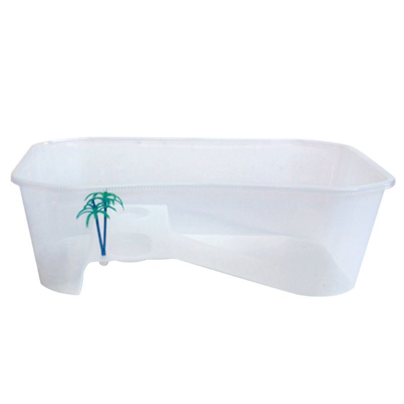 Reptile Vivarium Box Shield Path With Coasts Ramp Tank Breeding Food Tool