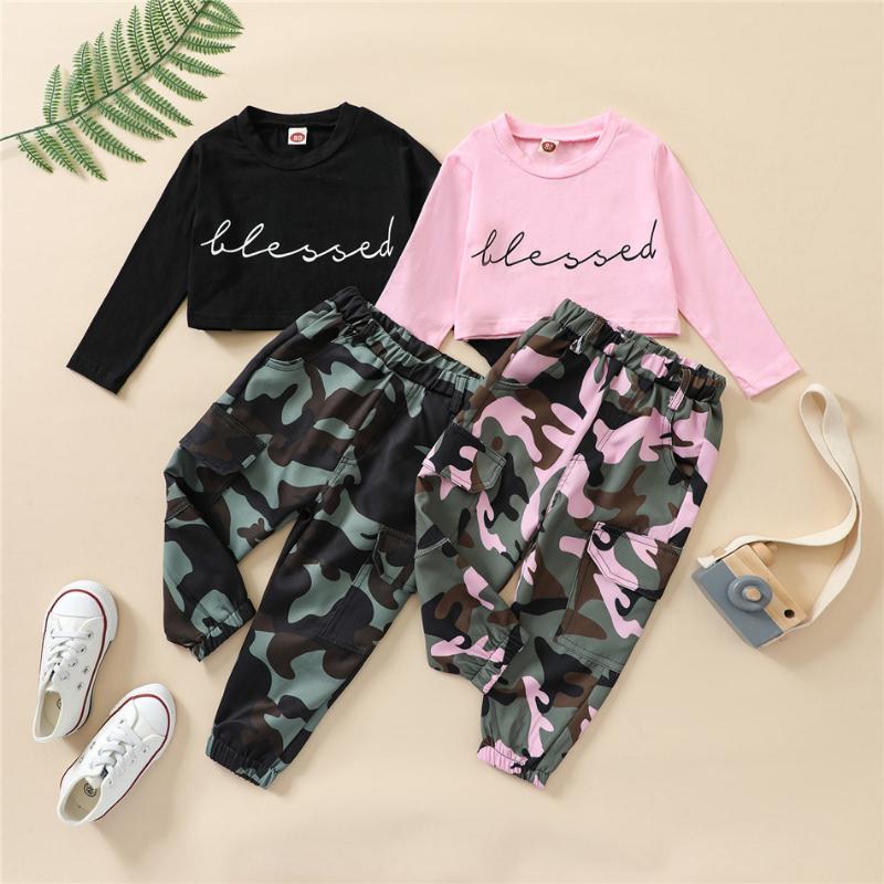 Clothing Sets Licupiee Girls Casual Two-piece Clothes Set, Pullover And Camouflage Printed Pattern Pants Kids Fashion Set, White
Clothing Sets Licupiee Girls Casual Two-piece Clothes Set, Pullover And Camouflage Printed Pattern Pants Kids Fashion Set, White