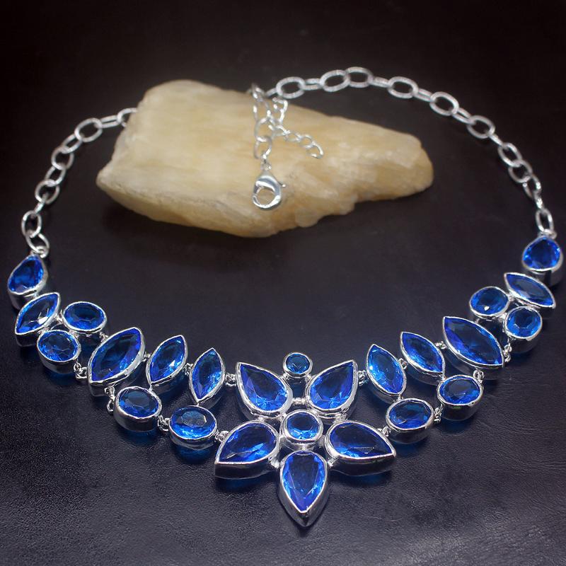 Pendant Necklaces Hermosa Jewelry Unique BlueTopaz Arrival Silver Color For Women Charms Chain Necklace 18 Inch HD743
Pendant Necklaces Hermosa Jewelry Unique BlueTopaz Arrival Silver Color For Women Charms Chain Necklace 18 Inch HD743