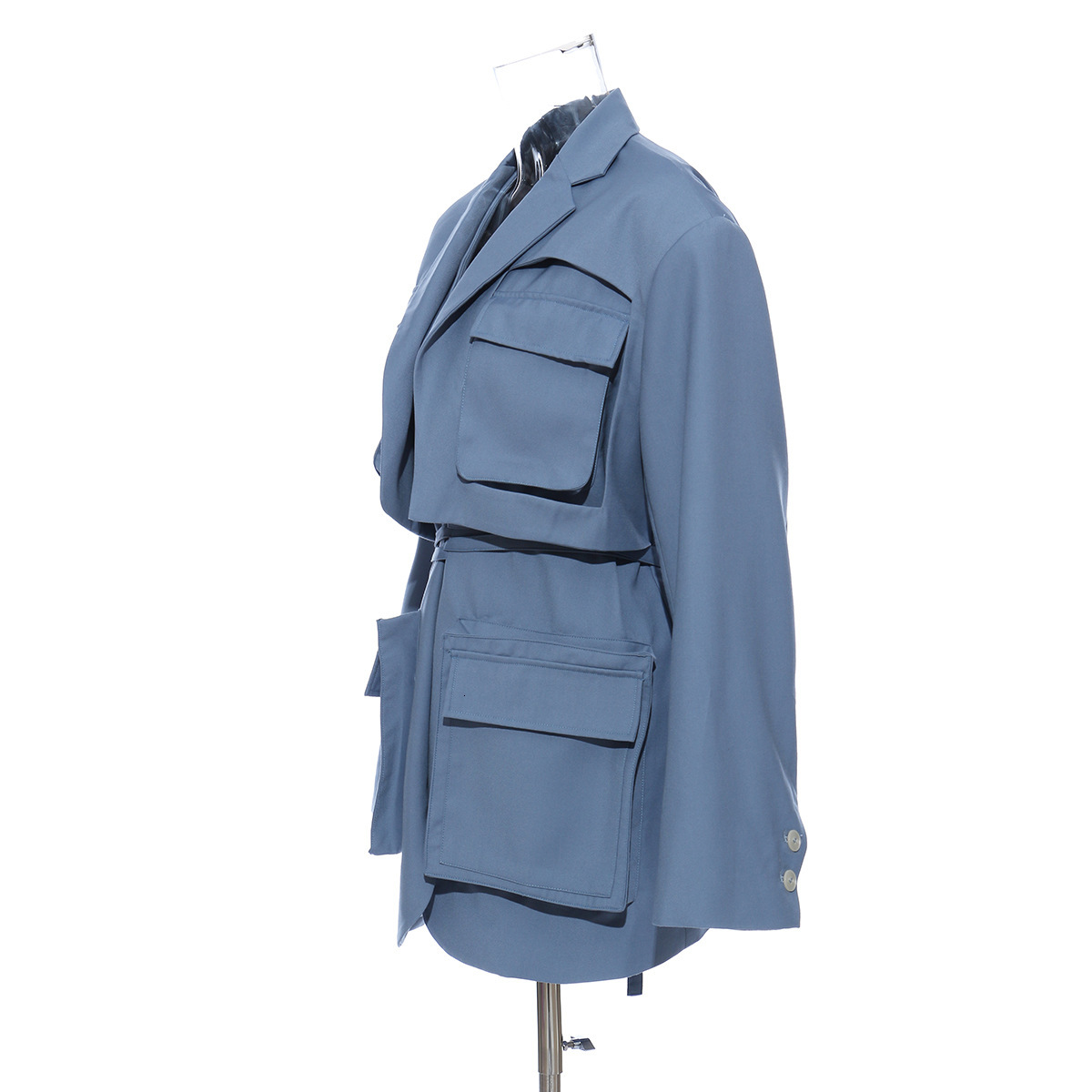 blazers Feminine blue pocket joint division big size blazer lapel sleeve fashion jacket spring safari jackets
blazers Feminine blue pocket joint division big size blazer lapel sleeve fashion jacket spring safari jackets