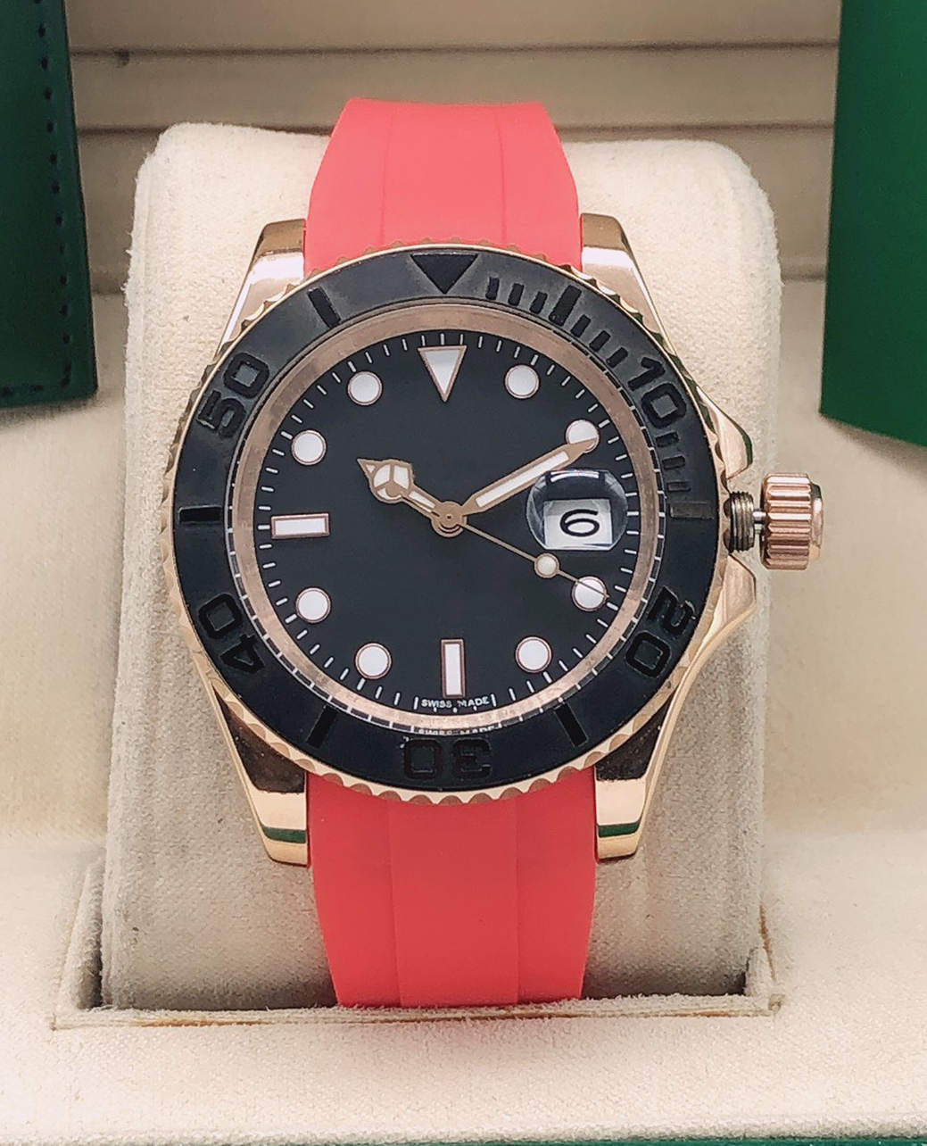Waterproof High quality Casual Mens womens Watches 40mm Ceramic Bezel sapphire stainless steel Mechanical Automatic watch Rubber s273j
Waterproof High quality Casual Mens womens Watches 40mm Ceramic Bezel sapphire stainless steel Mechanical Automatic watch Rubber s273j