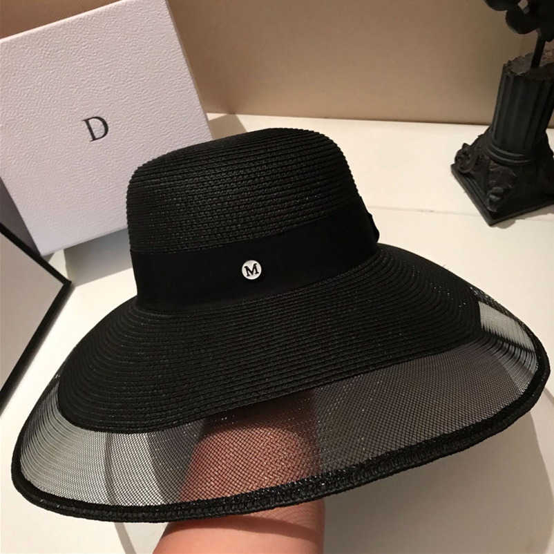 Summer fashion holiday sun protection Beach Hat high quality sun hat women's personality wide brim ribbon wide brim hat a, Black
Summer fashion holiday sun protection Beach Hat high quality sun hat women's personality wide brim ribbon wide brim hat a, Black