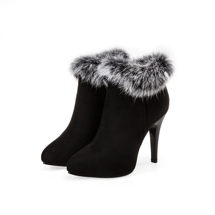 Boots 2021 Winter Big Size 33-45 Ponited Toe For Women Sexy Ankle Heels Fashion Shoes Casual Snow T056, Black
Boots 2021 Winter Big Size 33-45 Ponited Toe For Women Sexy Ankle Heels Fashion Shoes Casual Snow T056, Black
