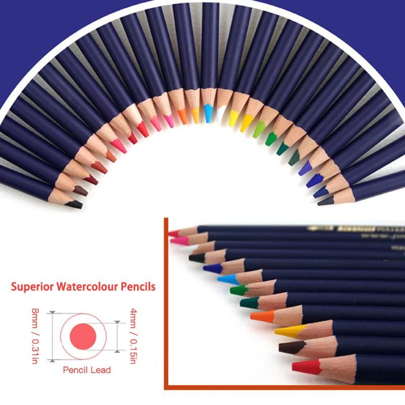 72-Color Water-soluble Wood Colored Pencils Artist Painting Pencil For School Drawing Sketch Art Supplies 
72-Color Water-soluble Wood Colored Pencils Artist Painting Pencil For School Drawing Sketch Art Supplies