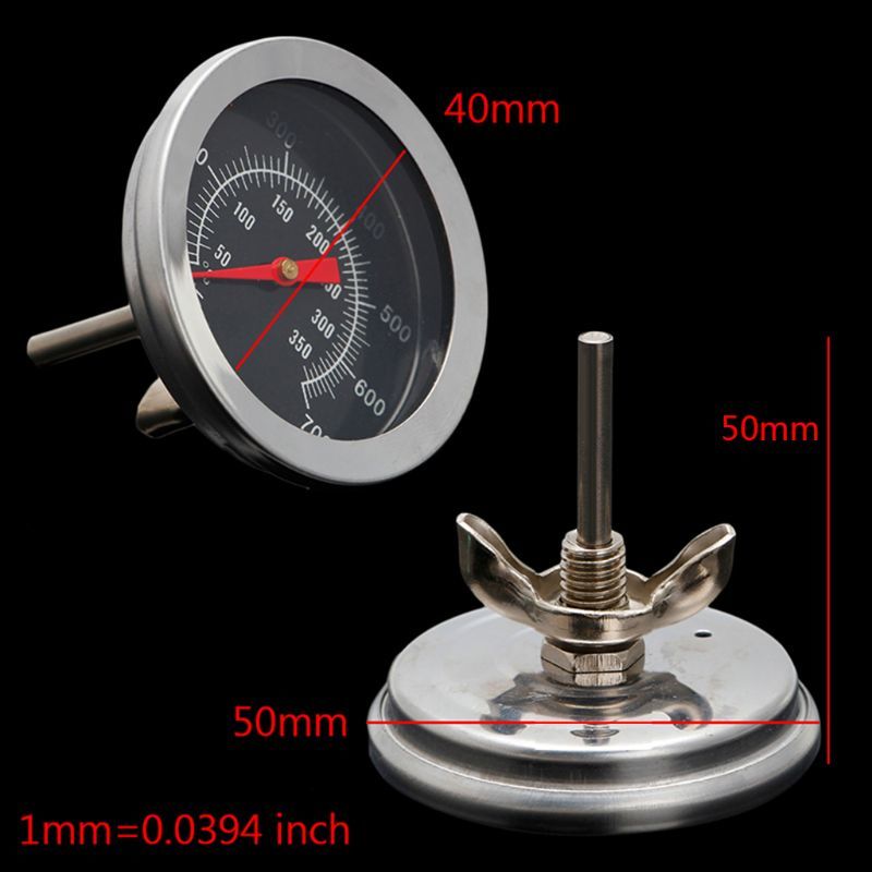 New Bbq Grill Thermometer Temp Gauge Outdoor Barbecue Campsite Food Cook Tool