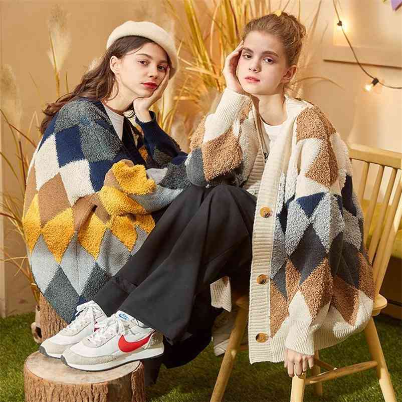 Sweaters Women Cardigans Single Breasted Patchwork Chic Leisure Stylish Teens All-match Daily Outwear Jumpers Loose Winter Cloth 210517, Navy blue
Sweaters Women Cardigans Single Breasted Patchwork Chic Leisure Stylish Teens All-match Daily Outwear Jumpers Loose Winter Cloth 210517, Navy blue