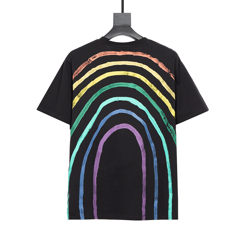 Womens Stylist Rainbow Print T Shirt Fashion Womens Clothing Top Short Sleeve Women Stylist Shirts Tees Size XS-L, White
Womens Stylist Rainbow Print T Shirt Fashion Womens Clothing Top Short Sleeve Women Stylist Shirts Tees Size XS-L, White